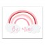 Be Mine Rainbow Polka Dots 14x11 Canvas Wall Art