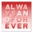 Always Forever Watercolor  12x12 Canvas Wall Art
