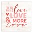 Love Type 16x16 Spun Poly Pillow