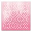 Xoxo Watercolor Outline 12x12 Canvas Wall Art
