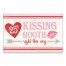 Kissing Booth  18x12 Canvas Wall Art