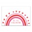 Be My Valentine Rainbow 18x12 Canvas Wall Art