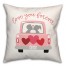 Valentines Truck 16x16 Spun Poly Pillow