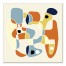 Mid Century Jumble 24x24 Canvas Wall Art