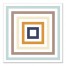 Pastel Mod Squares 24x24 Canvas Wall Art