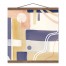 Watercolor Geo 16x16 Teak Hanging Canvas