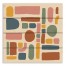 Abstract Shapes Colors 14x14 Pallet Wood Art