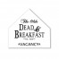 Dead Breakfast  12x12 House Shaped Canvas