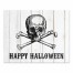 Happy Halloween Skull Shiplap 10x8 Tabletop Canvas