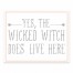 Wicked Witch  10x8 Tabletop Canvas