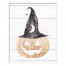 Pumpkin Hat  16x20 Canvas Wall Art