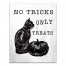 No Tricks Only Treats Cat 11x14 Canvas Wall Art