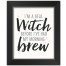 Witch Morning 11x14 Black Framed Print Under Glass