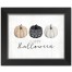 Pumpkins 14X11 Black Framed Print Under Glass