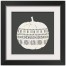 Cream Pumpkin 16x16 Black Framed Print Under Glass