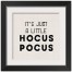 Hocus Pocus 16x16 Black Framed Print Under Glass