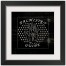 Palmistry 16x16 Black Framed Print Under Glass