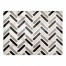 Linen Herringbone 18x14 Poly Twill Placemat