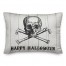 Happy Halloween Skull 14x20 Spun Poly Pillow