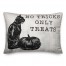 No Tricks Only Treats Cat 14x20 Spun Poly Pillow