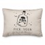 Pick Poison Bottle Cream 14x20 Spun Poly Pillow