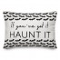 Bat Pattern Border   14x20 Spun Poly Pillow