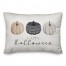 Happy Halloween Pumpkins  14x20 Spun Poly Pillow