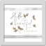 Hello  Autumn 16x16 White Framed Print Under Glass