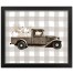Harvest Truck 20X16 Black Framed Print Under Glass