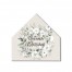 Sage Floral Wreath 12x12 House Shaped Canvas