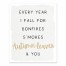 Every Year I Fall For You 8x10 Tabletop Canvas