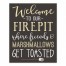 Welcome To The Pit 8x10 Tabletop Canvas