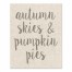 Autumn Skies 8x10 Tabletop Canvas