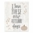 Love Crisp Autumn  8x10 Tabletop Canvas