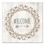 Autumn Welcome 12x12 Canvas Wall Art