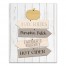 Fall Farmers Market Signs 16x20 Canvas Wall Art