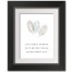 Live Love 11x14 Black Framed Print Under Glass