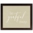 Grateful  14X11 Black Framed Print Under Glass
