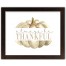 Thankful  14X11 Black Framed Print Under Glass