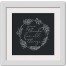 Give Thanks  16x16 White Framed Print Under Glass