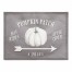 Gray Pumpkin Patch  18x14 Poly Twill Placemat