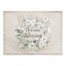 Floral  Wreath Blessings 18x14 Poly Twill Placemat