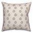 Gray Pumpkin Pattern Pillow