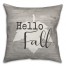 Hello Fall Leaf Pillow