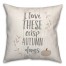 Love Crisp Autumn Pillow