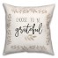 Choose To Be Grateful Pillow