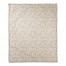 Greige Leaves 50x60 Coral Fleece Blanket