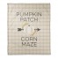 Pumpkin Patch Corn Maze 50x60 Coral Fleece Blanket