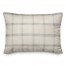 Gray Plaid Linen 14x20 Spun Poly Pillow