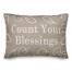 Count Your Blessings 14x20 Spun Poly Pillow